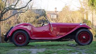 Raced at Brooklands  1930 Alfa Romeo 6C 1750 GS Corsica [upl. by Markiv]