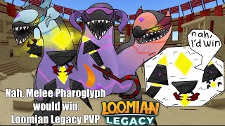 Nah Melee Pharoglyph would win  Loomian Legacy PVP [upl. by Emarej281]