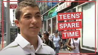 What Do Teens in the USA Do in Their Spare Time [upl. by Ieluuk]