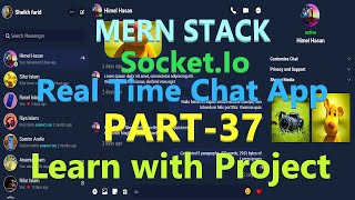 Real Time Chat App React Node Js Express Js MongoDB SocketIo MERN friend search 37 [upl. by Keith]