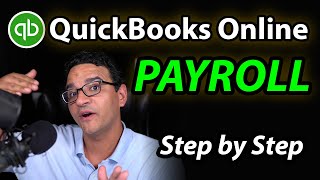 QuickBooks Online PAYROLL  Full Tutorial [upl. by Nolahc]