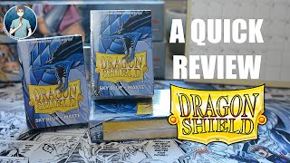 Dragon Shield Sleeves Review [upl. by Leuams]