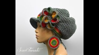 How to add a drawstring to a crochet hat to make it adjustable [upl. by Anileuqcaj]