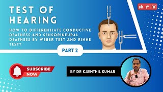 How to differentiate Conductive deafness and Nerve Deafness by Weber and Rinne Test [upl. by Grochow985]