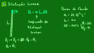 Dilatação Linear  Dilatação  Física [upl. by Delores]