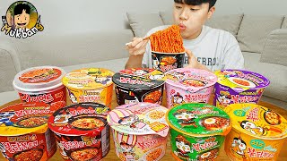 ASMR MUKBANG 편의점 핵불닭 미니 떡볶이 amp 핫도그 amp 김밥 FIRE Noodle amp HOT DOG amp GIMBAP EATING SOUND [upl. by Nitsreik]