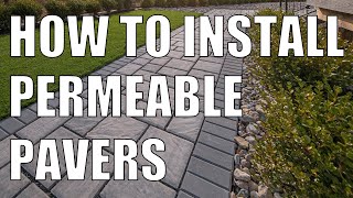 ECO Permeable Pavers Installation Essentials [upl. by Rekrap]