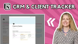 How I Manage Clients With My Notion CRM and Client Tracker [upl. by Nnayecats]