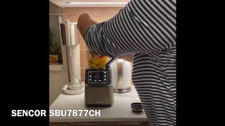 SENCOR SBU 7877CH Automatic Vacuum Super Blender Smoothie [upl. by Alitta915]