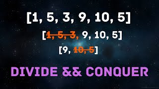 Divide and Conquer explained in 100 seconds  Data Structures and Algorithms [upl. by Marissa924]