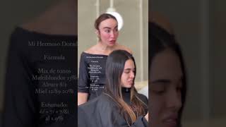 Hermoso Balayage Dorado lo amé ❤️balayage peinado cortedecablo hairtransformation [upl. by Anis]