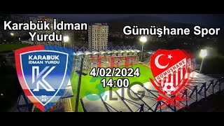 Tff 3 Lig 1 Grup 18 Hafta Karabük İY 10 Gümüşhane Spor Maçtan Önemli Anlar  Karabük [upl. by Magnuson]