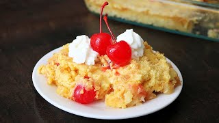 Easy Pineapple Upside Down Dump Cake [upl. by Butler]