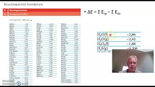 5H5V6V Reactiewarmte berekenen [upl. by Inesita]