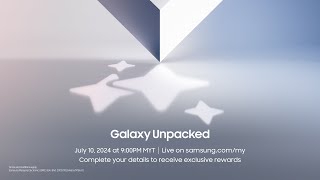 Invitation for Galaxy Unpacked July 2024  Samsung [upl. by Rooke]