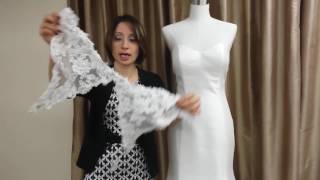 How to dress up a simple wedding dress [upl. by Akeimat501]