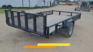 2023 77x12 Stealth Texline flatbed trailer [upl. by Fong]