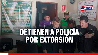 🔴🔵Huacho Allanan comisaría y detienen a policía por extorsión [upl. by Tebor]