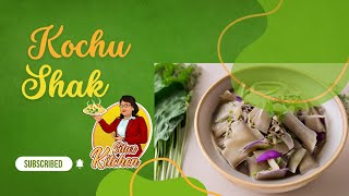 Kochu Shaak A Bengali Veg Recipe You Cant Miss  Vegan Taro Stem Delight  Silas Kitchen EP19 [upl. by Ilene409]