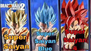 The Power Of 3 Gogetas The STRONGEST Fusion x3 Dragon Ball Xenoverse 2 [upl. by Egief]