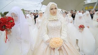 Russias Chechnya marks capital citys 200th anniversary with 200 weddings [upl. by Enilekaj81]