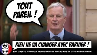 Ça commence TRÈS MAL pour Michel Barnier qui sentoure de BRAS CASSÉS macronistes [upl. by Elberfeld]