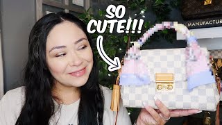 LOUIS VUITTON CROISETTE  SMALL LOUIS VUITTON UNBOXING💜 [upl. by Rotsen]