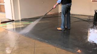 How to seal and colour old and stained concrete with DiamondCoat Tintable Sealer [upl. by Charlean]