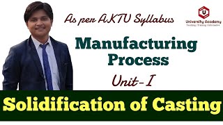 MP4 Heat Transfer and Solidification  Solidification of Casting  Solidification of Pure Metal [upl. by End]