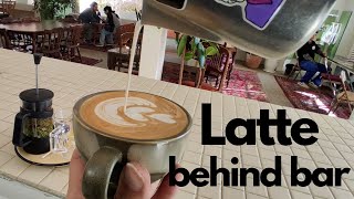 POV A solo barista morning shift [upl. by Llebanna]