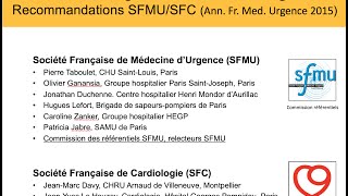 5c Recommandations fibrillation atriale aux Urgences SFMUSFC 2015 [upl. by Latia]