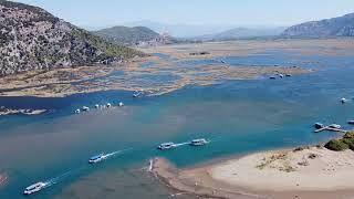 Dalyan Beach Iztuzu Turkey 2022  Rzeka Dalyan plaża Iztuzu Turcja 2022 [upl. by Naivat]