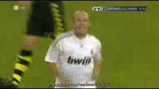 BvB vs Real Madrid  02  Robben Super Goal [upl. by Idak]