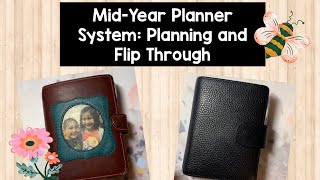 MidYear Planner System— Planning and Flip Through [upl. by Cirnek]