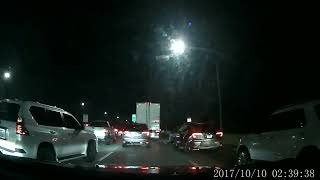 Dashcam  Car caught fire [upl. by Ayhtnic]