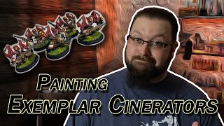 How to paint Exemplar Cinerators from the Menoth line of miniatures for Warmachine and Hordes [upl. by Cogan]