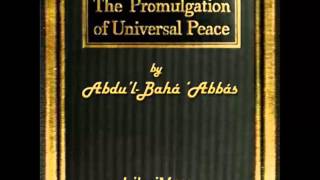 The Promulgation of Universal Peace FULL Audiobook [upl. by Nillek]