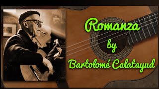 Romanza by Bartolomé Calatayud Romance by Bartolome Calatayud classical Spanish guitar music [upl. by Eelano885]