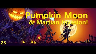 Pumpkin Moon amp Martian Madness  Terraria ver 1449 Journey Mode Lets Play Part 25 [upl. by Notaes]