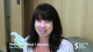 AMAZING Trifocal lens Laser Lens replacement surgery  1 day later… [upl. by Menis]