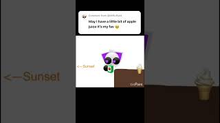 Here you go take a sip ​⁠Mrfluffykit Duet your otherduet emojicat cattype sanssong [upl. by Ahseat335]