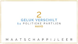 Havo Maatschappijleer § 24 Politieke partijen [upl. by Ponton]