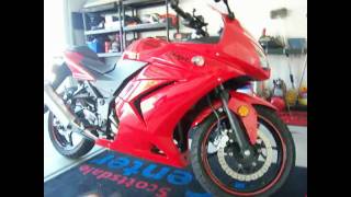 How to Take Off the Lower Fairings on the 2008 Kawasaki Ninja 250R [upl. by Trevor]