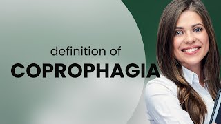 Coprophagia  what is COPROPHAGIA meaning [upl. by Egiarc]