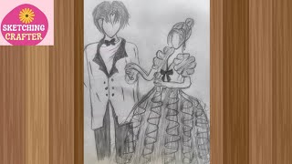 Romantic Couple Holding Hands Drawing Pencil Sketch Love Couple Drawing How to Draw Romantic love [upl. by Atteiram]