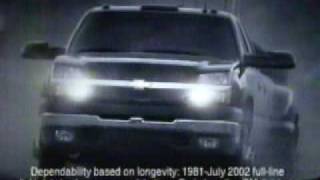 2003 Chevy Silverado Like a Rock Commercial [upl. by Assirahc]