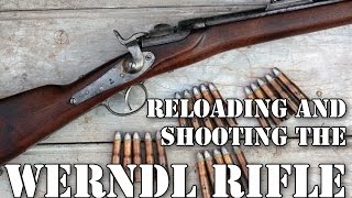 Shooting and reloading  the 1867 Werndl rifle in action [upl. by Sheehan]