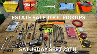 Estate Sale Tool Haul  Episode 7  September 28th 2024  Plus Shop Updates [upl. by Llekcir]