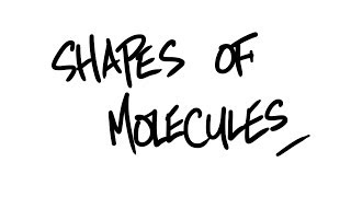 AQA ALevel Chemistry  Shapes of Molecules [upl. by Horn]