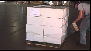 How to Properly Shrink Wrap a Freight Pallet [upl. by Renba]